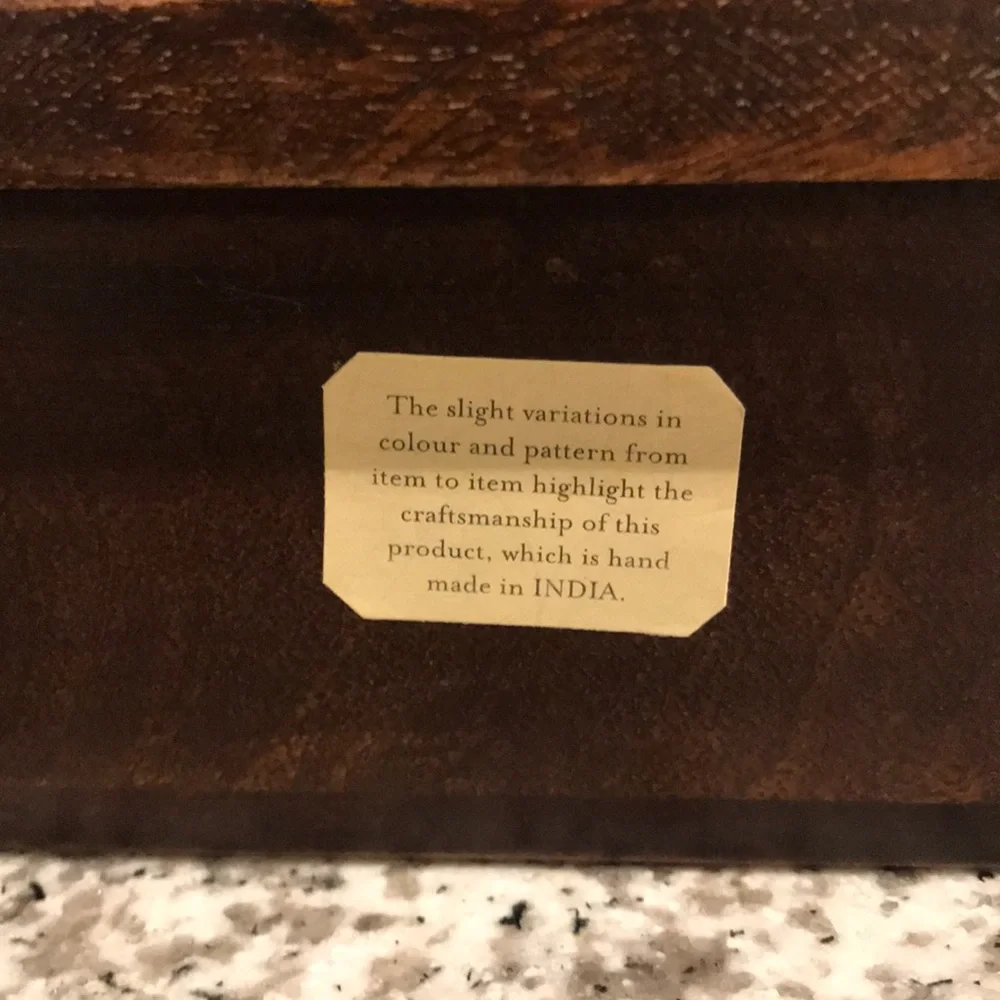 Vintage Wooden Apothecary Spice Box with Ceramic Drawers